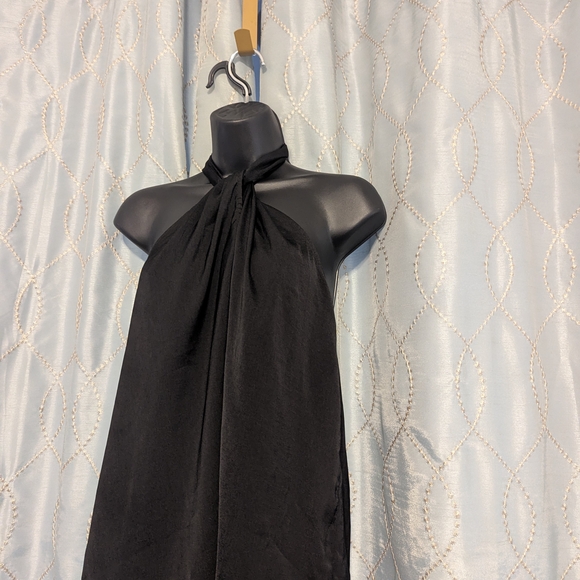 Banana Republic Elegant Black Halter Top - Medium - Picture 2 of 5